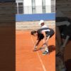 Adjust your foot position for better body weight transfer 🙌 #tennis #tenniscoach #tennislovers