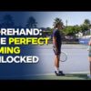 How to hit the ball with perfect timing in tennis