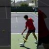 Forehand Compilation – Ben Shelton Slow Motion Back View 2 #Shorts