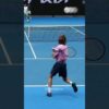 Forehand Compilation – Andrey Rublev Slow Motion Back View 2 #Shorts