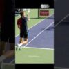 Forehand Compilation – Daniil Medvedev Slow Motion Back View 2 #Shorts