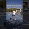 Defense just got epic with this passing shot! 🎯 #tennis #tenniscoach #tennisfans