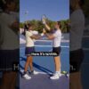 Listen to this sound when you serve 🔊🎾 #tennis #tenniscoach #tennistips #tennisserve