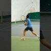 Pass that leg for the perfect shot! 💥 #tennis #tennistips #tenniscoach