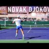 Novak Djokovic | Up Close Slow Motion [Back View]