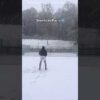 POV: It’s -2ºC in Paris, but you’re built different ﻿🥶﻿☃️ #tennis #snow #paris #tennisplayer