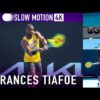 Frances Tiafoe  | Forehand & Backhand Slow Motion [4K]