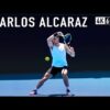 Carlos Alcaraz’s Majestic Groundstrokes[2025][Court-Level Practice][4K60FPS]