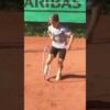 What’s going on with this kid’s footwork?! 🤯 #tennis #footwork #tennisdrills  #tenniskids #skill