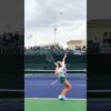 Mirra Andreeva | Up Close Court Level Practice[2025 IW] #mirraandreeva #indianwells2025