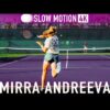 Mirra Andreeva – The Lovely Rising Star in Slow Motion [2025 IW]