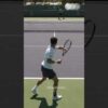 Kei Nishikori Forehand Slow-motion #Shorts #slowmotion #tennis #KeiNishikori