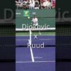 Novak Djokovic – Up Close Court Level Practice with Ruud 5