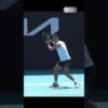 Carlos Alcaraz Forehand Slow motion AO2025 Front view2 #shorts