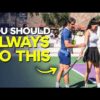How Good Can Her Forehand Get With One Lesson?