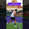 Taylor Fritz | High and Low Forehands Slow motion  #slowmotion #tennis #taylorfritz
