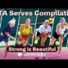 Top WTA Serves – Slow Motion Compilation (2025)