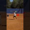 Go with the ball! #tennis #tenniscoach #forehand