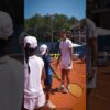 When you serve, make a big circle ; in other words: be proud #tennis #tenniscoach #tennistips