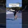 The best tip to unlock your shots! #tennis #tenniscoach #tennistips
