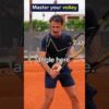 Master your volley! #tennis #tenniscoach #tennistips #tennisvolley