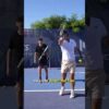 Step inside the court! #tennis #tenniscoach #tennistips