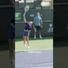 Iga Swiatek Serve  Slow-motion Wide angle #slowmotion #tennis #serve #igaswiatek