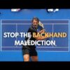 When and how to hit a perfect backhand down the line | TENNIS MASTERCLASS
