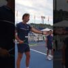 Here’s how you should position your body to serve properly #tennis #tenniscoach