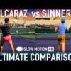 Alcaraz vs Sinner Ultimate Stroke Comparison