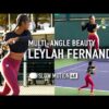 Leylah Fernandez in Slow Motion | 4K Views from Every Angle
