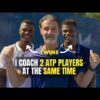 What it’s like to coach ATP twins! (they’re facing each other in this video)