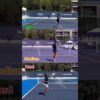 Easy Medium Hard smash! #tennis #tenniscoach
