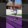 Take margin over the net! With Rachel! #tennis #tenniscoach