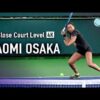 Naomi osaka | Up Close Court Level Practice [2026 IW]