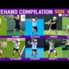 Forehand Compilation – Slow-motion Side View [Alcaraz Djokovic Sinner & More]