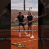 Forehand coaching with Presley! #tennis #tenniscoach