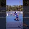 I fix my hair during the point! #tennis #tenniscoach
