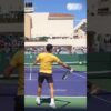 Carlos Alcaraz Forehand Slowmotion [Back View]. #carlosalcaraz #forehandslowmotion