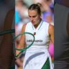 Does Sabalenka really want to think about something other than tennis? #tennis #wimbledon