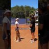 Kick serve coaching! #tenniscoach #tennis