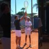Great serve coaching! #tennis #tenniscoach