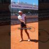 Improve your backhand with Olivia! #tennis #tenniscoach