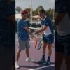 Pay attention to your contact point when you hit the ball!  #tennis #tenniscoach