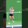 Iva Jovic – too beautiful backhand to watch in Slow motion #ivajovic   #tennisbeauty