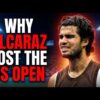 Alcaraz wasn’t ready for Shelton | US Open Analysis