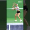 Iva Jovic – too beautiful forehand to watch in Slow motion #ivajovic   #tennisbeauty
