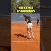 The 5 types of backhands #tennis #tenniscoach