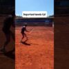 Important tip drophshot! #tennis #tenniscoach