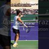 Carlos Alcaraz Forehand Slow-motion Back View